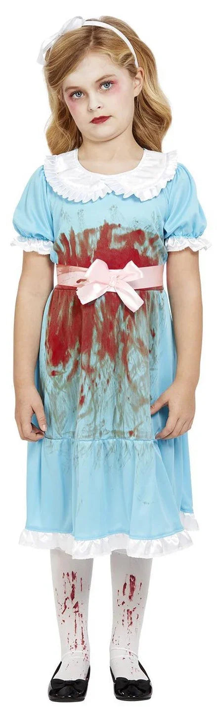 Disfraz de Gemela Sangrienta El Resplandor para Niña El Resplandor Smiffys